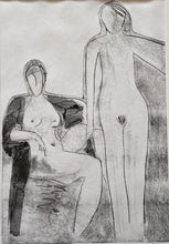 Load image into Gallery viewer, &#39;the women&#39; original ghost drypoint
