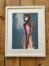 Load image into Gallery viewer, &#39;inner confidence&#39; mixed media painting framed or mounted
