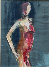 Load image into Gallery viewer, &#39;expect&#39; mixed media original painting mounted or framed
