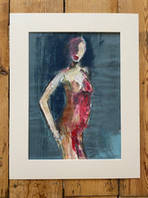 Load image into Gallery viewer, &#39;expect&#39; mixed media original painting mounted or framed
